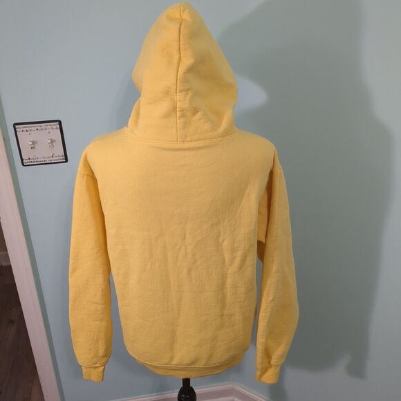 Walt Disney World Retro Logo Yellow Pullover Hoodie Jacket Adult Small M… - Picture 2 of 5